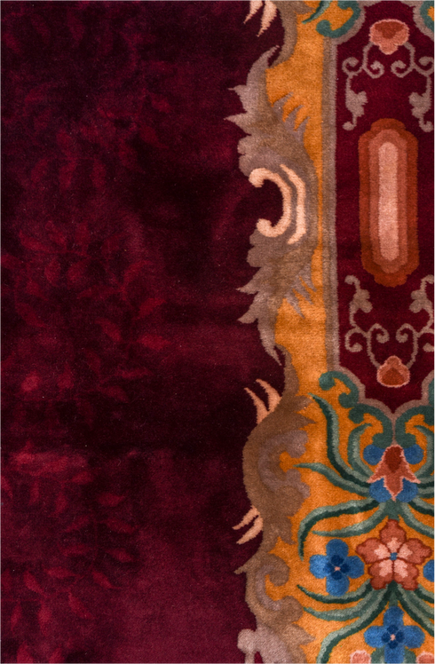 Antique Chinese Area Rug (10' x 17')